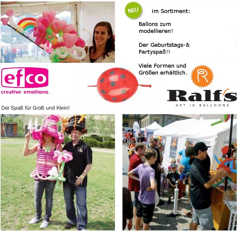 Ralfs Art in Balloons, efco, Ballons zum modellieren